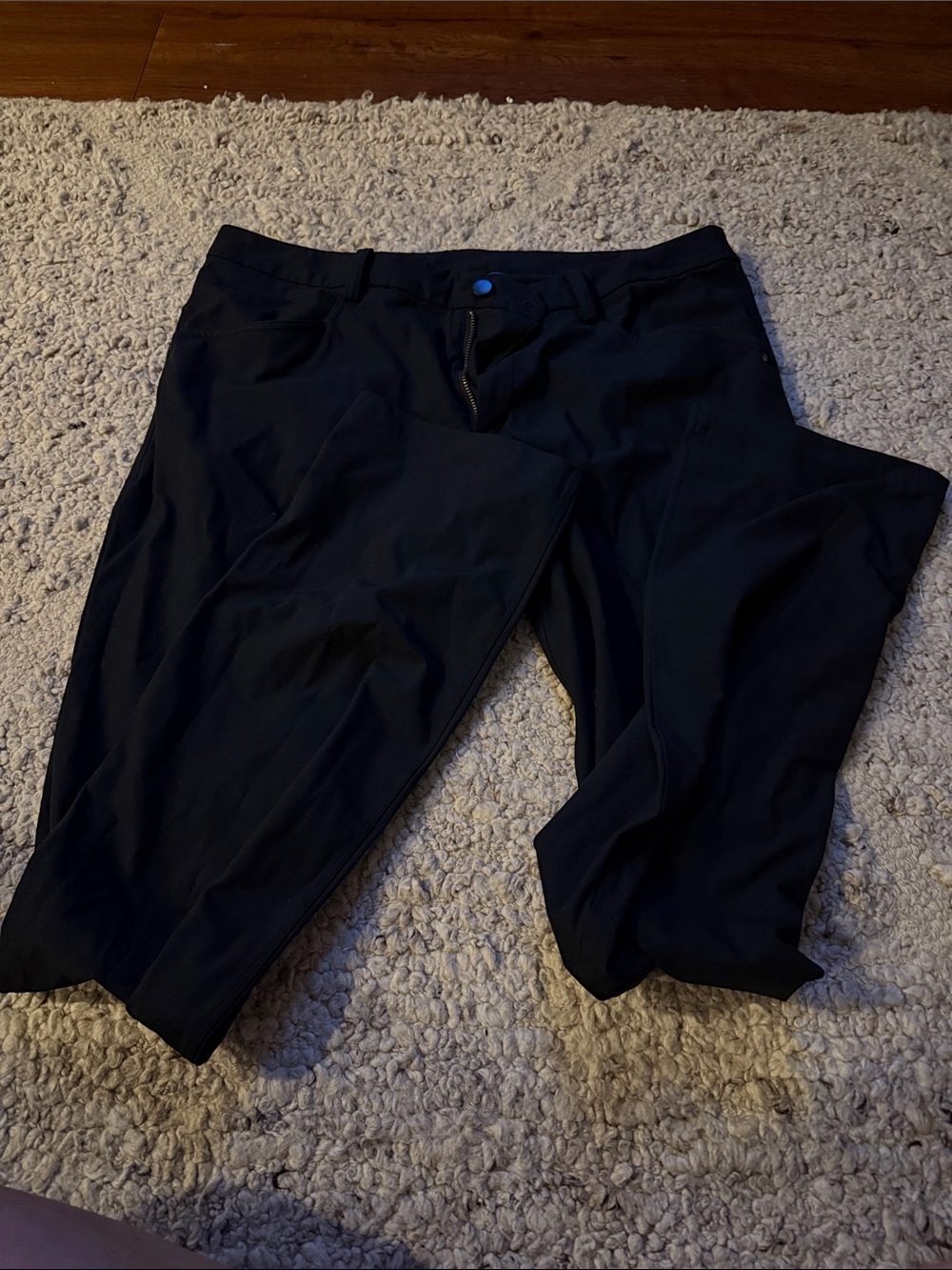 lululemon athletica Men’s Black Chinos - Slim Casual Trousers